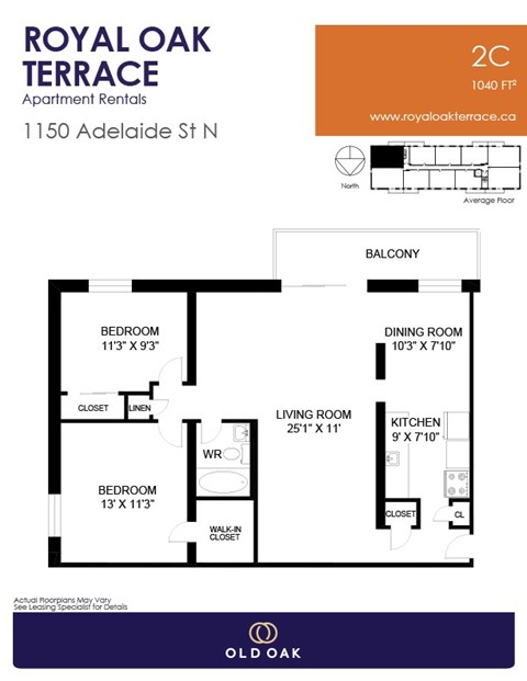 1150 Adelaide Street North 1-2 Beds Apartment, Affordable for Rent - Photo Gallery 14